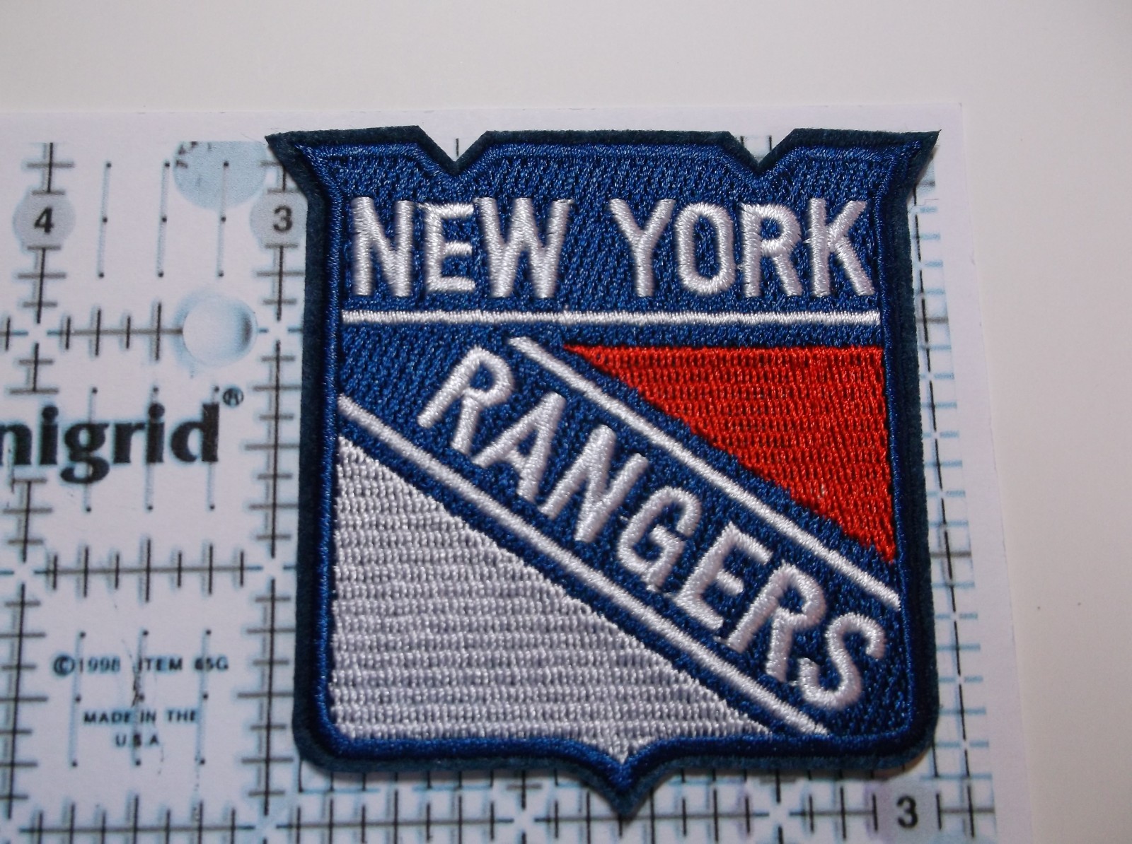 New York Rangers Embroidered Patch~3 1/2