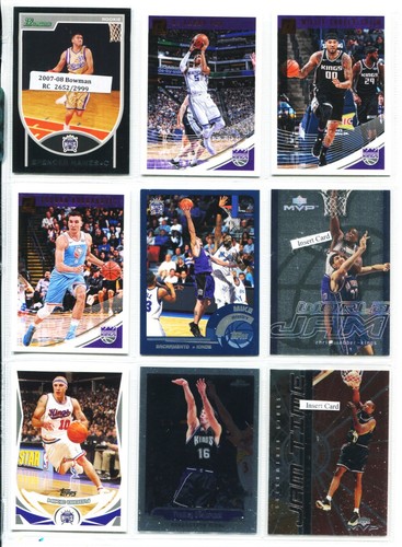 Fox, Hedo, Peja, Bibby Rookies, Kings Panini Prizm Team Sets Lot 235 Cards, READ - Picture 12 of 24