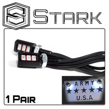 2pcs Led Universal Motorcycle Car License Plate Screw Lamp Bolt Light Bulbs A
