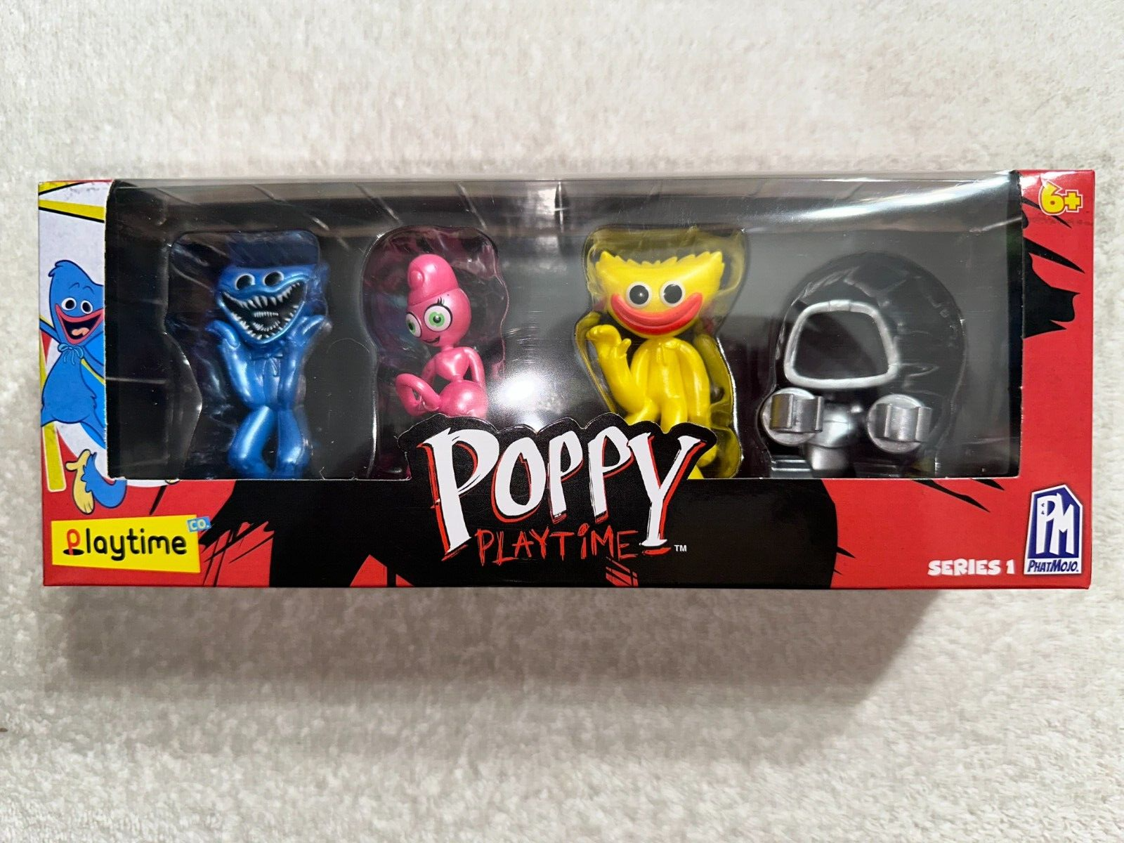 Poppy Playtime Official Collectable Figure 4-Pack Brand New Huggy Wuggy  Bizak