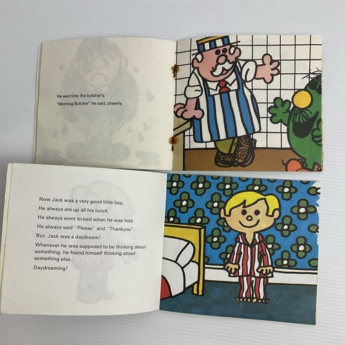 Mr Men Roger Hargreaves Vintage Mini Picture Children X18 PB Mr. Men Rare 70-80s - Picture 15 of 20
