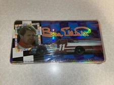 Vintage Bill Elliott 1990's #11 Chroma Graphics Metal License Plate NOS Sealed