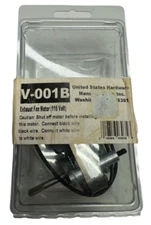 United State Hardware V-001B Exhaust Fan Motor, 115V, Jakel J238-050-5330 - .41A