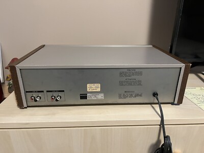 SONY カセットデッキ TC-K71 Sony TC-K71 Stereo Cassette Deck 3 Head Dual Capstan ((Serviced
