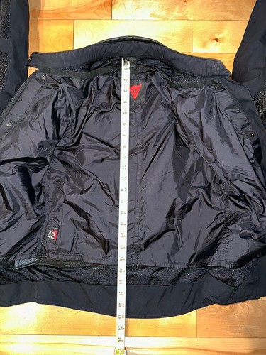 Dainese Wmns Padded Black Motorcycle Riding Jacket. Size 42. GC - Picture 8 of 18