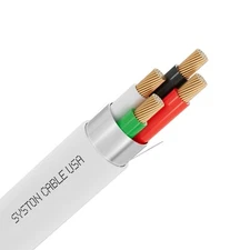 Syston 14/4 Fire Alarm Burglar Station Security Cable Wire Stranded-CMP Shielded