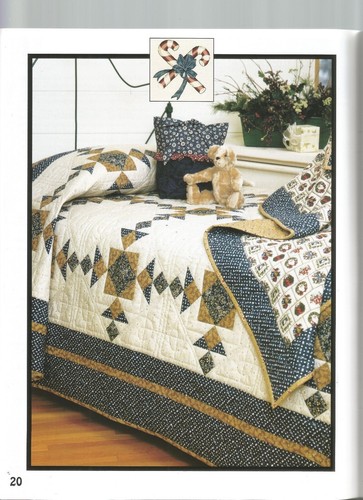 Christmas Quilt Patterns Village Tree Star Shine Snowflake Thimbleberries J59 - Picture 10 of 16