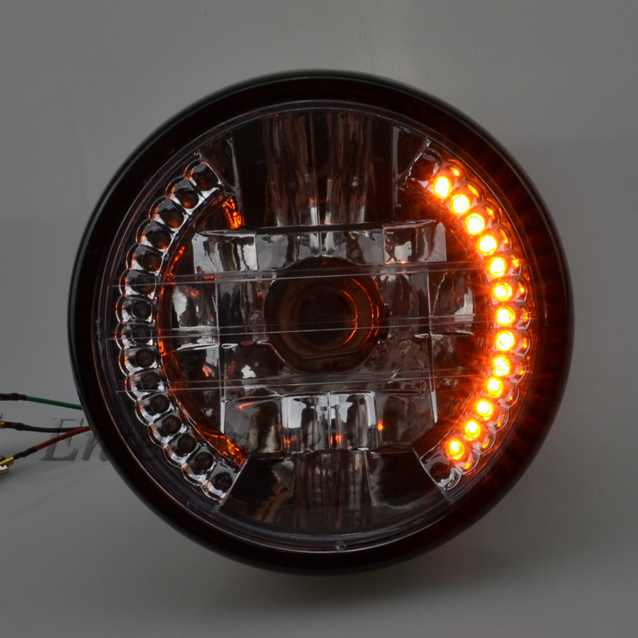 7 inch Motorcycle Bike Round Headlight LED Head Lamp PROJECTOR FOR