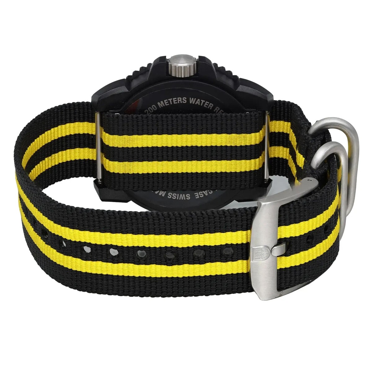 Luminox Scott Cassell UVP 44mm Carbon Yellow Dial Mens Quartz