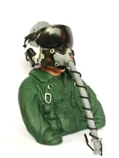 1/6 or 1/4 , Morden Pilot Figure L115xW85xH60mm RC Model