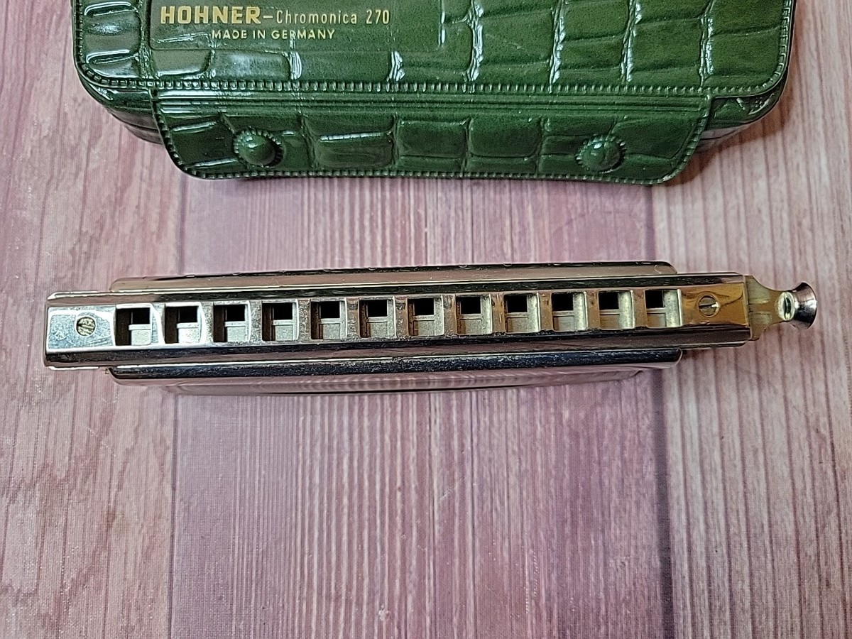 Hohner Super Chromonica 270 Harmonica Key C with CASE - Made Hohner Super Chromonica 270 Harmonica Key C with CASE - Made