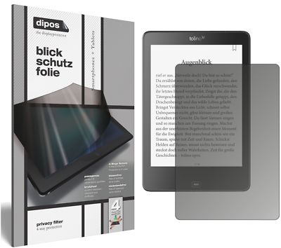 Schutzfolie für Tolino Epos eBook Reader Blickschutzfolie matt Display Schutz