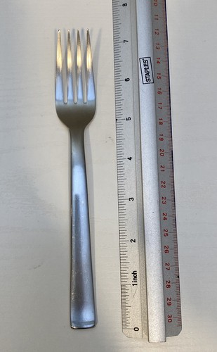Gingko HELMICK WELCH Norse SATIN Stainless Salad Dinner Forks Soup Spoon - Lot 3 - Picture 7 of 11