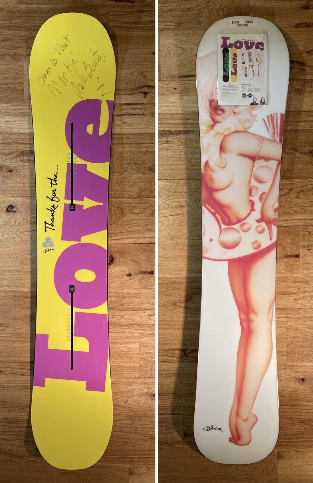 Optimistisch Vechter Vete NEW! NOS 2012 Burton THANKS FOR THE... LOVE 155 Snowboard SIGNED by JAKE  BURTON | eBay