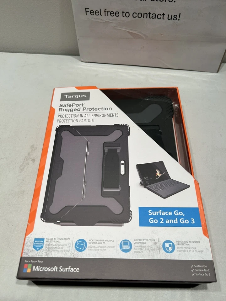 Targus SafePort® Rugged MAX for Microsoft Surface™ Go Black  THD491G - Image 4 of 4