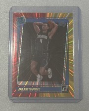 2021-22 Donruss Jalen Suggs Rated Rookie Red And Gold Holo Laser #229 Magic