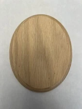 OAK Oval Rosette (stair Parts) 5-9/16” X 4-1/2” X 3/4”