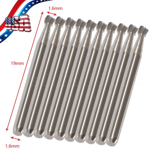 10Pcs FG Dental Carbide Burr Burs Drills FG 2/3/4/5/701/ 330/1558 for High Speed - Picture 67 of 142