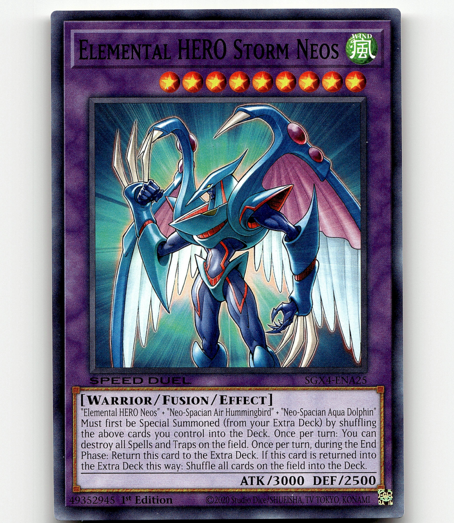 Yugioh Elemental HERO Storm Neos - Speed Duel GX: Midterm