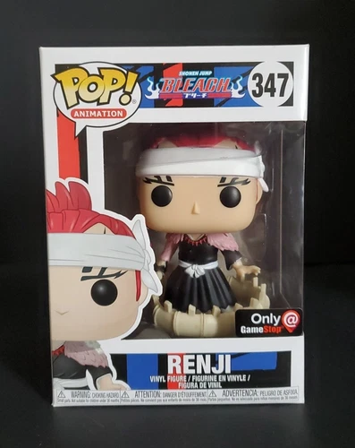 Funko Pop! Animation Bleach Renji #347 GameStop Exclusive - New with protector