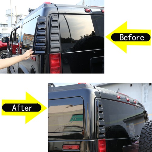 Rear Tail Light Air Outlet Fender Rearview Mirror Trim For Hummer H2 2003-09 - Bild 8 von 11
