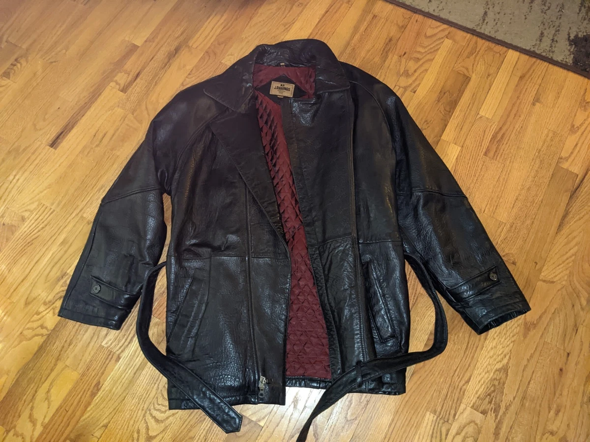 Ebay black leather clearance jacket