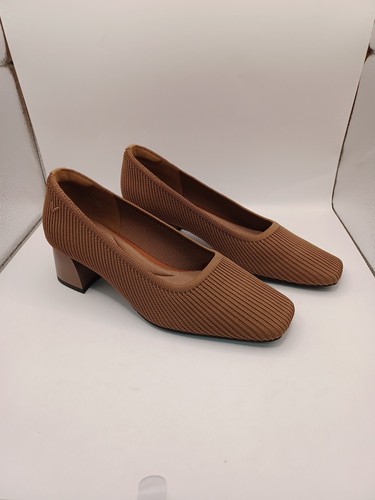 NEW Vivaia Melody 2.0 Square Toe Chunky Heel-Espresso Size 6.5 (37) - Picture 10 of 17