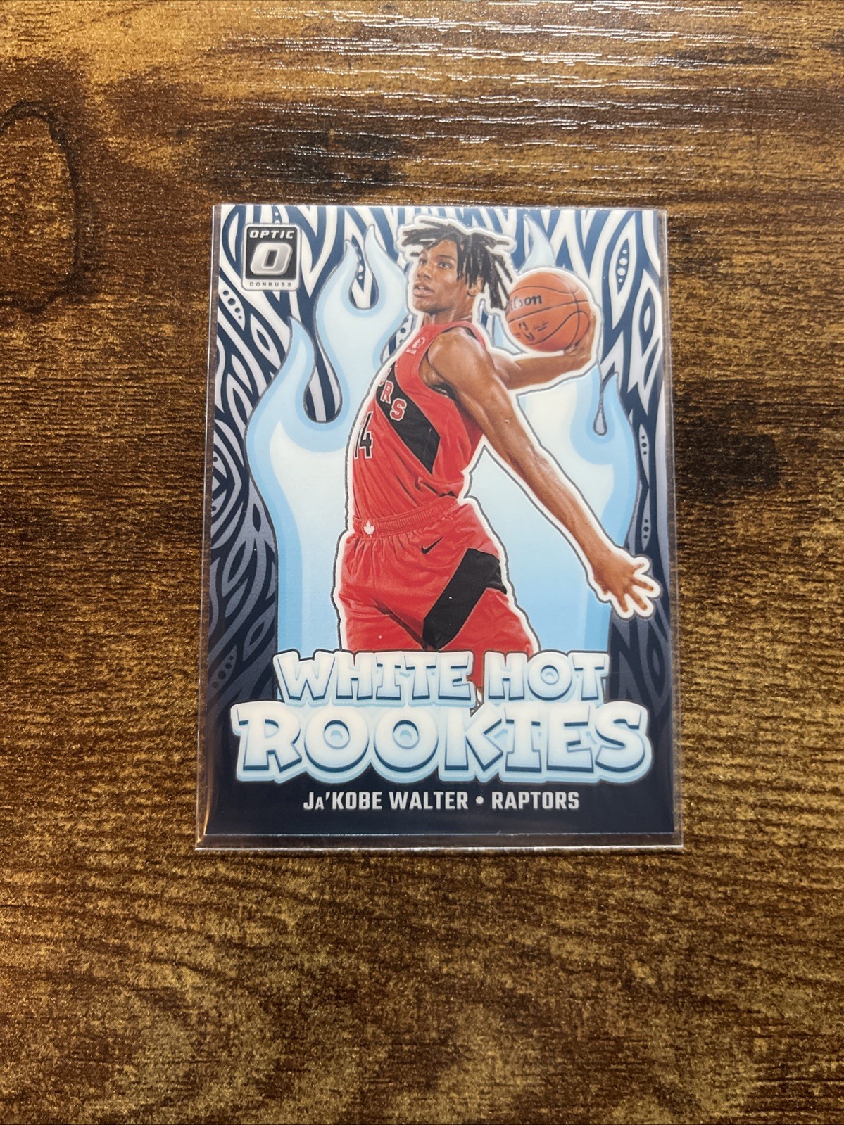 JA'KOBE WALTER WHITE HOT ROOKIES 2024-25 PANINI DONRUSS OPTIC BASKETBALL