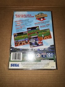 World Series Baseball (Sega Saturn, 1995) Missing Front Cover Needs Resurfacing