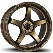 One 18x9.5 Avid1 Av28 5x114.3 35 Bronze Wheel Rim 73.1