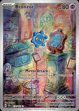 POKEMON BRONZOR 170/162 TEMPORAL FORCES ILLUSTRATION RARE HOLO LP on eBay