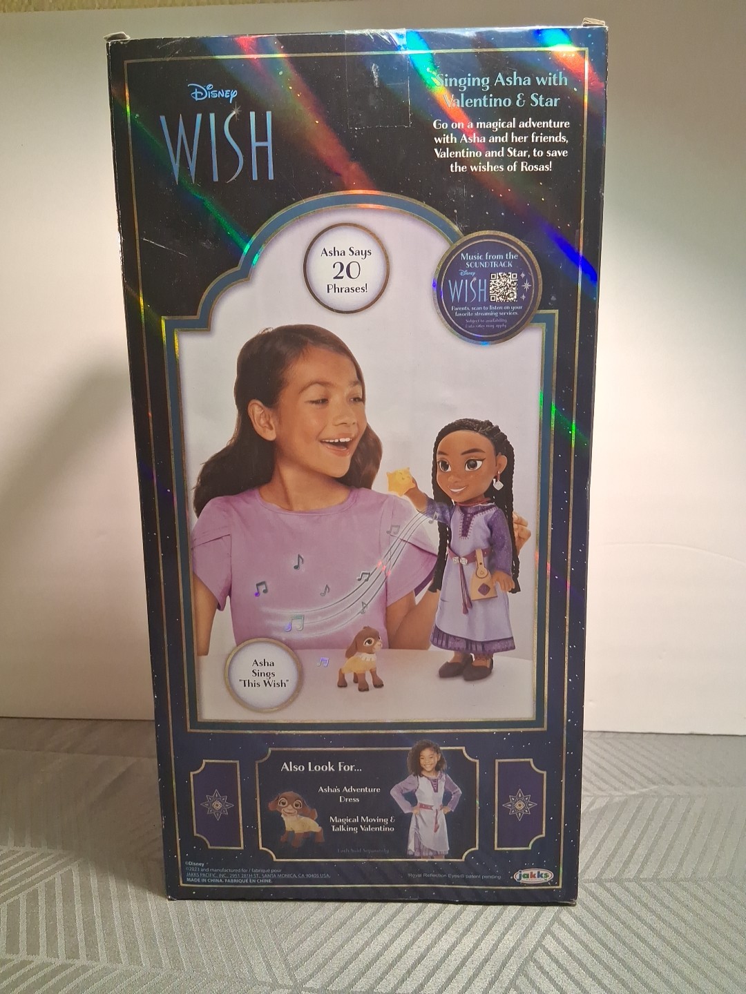 Disney Wish Singing Asha 14" Doll with Valentino & Star Figures 20 Phrases Talks thumbnail 4