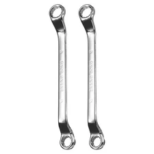 2pcs 75 Degree Offset Box End Wrench 10mm x 12mm Metric 12 Point Double End