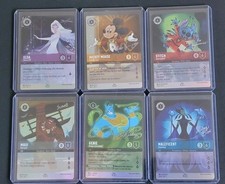 2023 Lorcana Complete Set D100 - Mickey, Elsa, Genie, Stitch, Maleficent, Maui