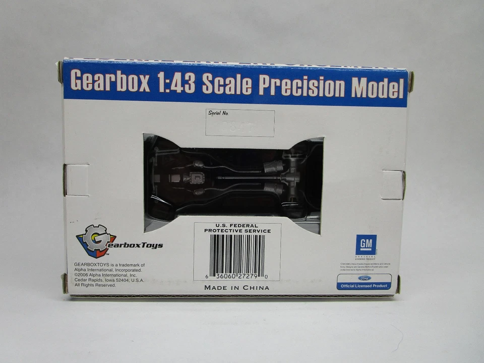 Gearbox Ford Crown Victoria Federal Protection Service Police Diecast 1:43 Scale - Image 4 of 4