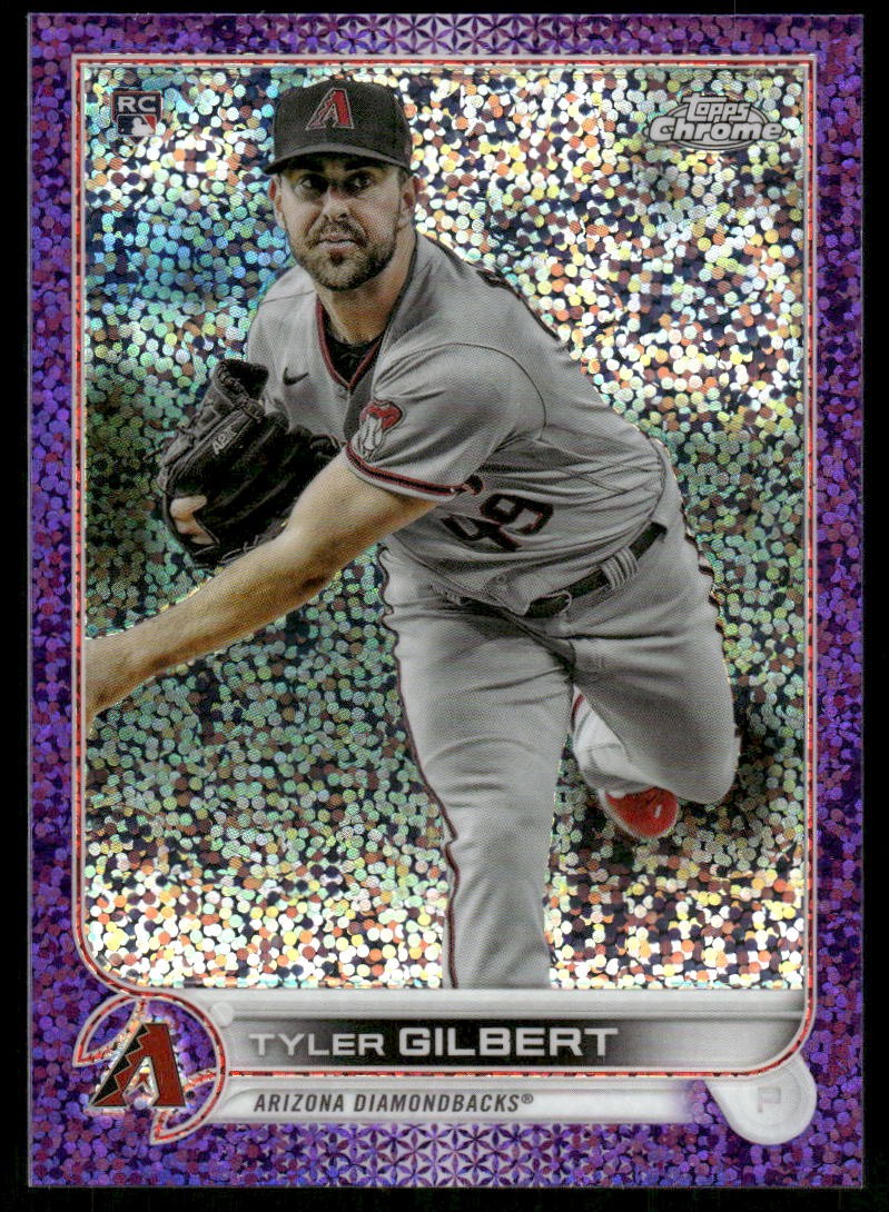 2022 Topps Chrome Purple Speckle Refractors #65 Tyler Gilbert /299 - BB