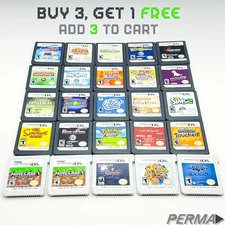 Authentic Nintendo DS & 3DS Games – Pick & Choose! | Buy 3 Get 1 FREE!