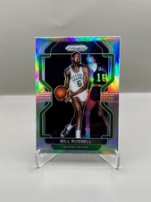 2021-2022 Panini Prizm Basketball Bill Russell Silver Prizm #254 Boston Celtics