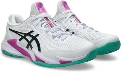 ASICS Court FF 3 Clay FLYTEFOAM Dämpfung Stabil White/Digital Sakura Größe: 42.5