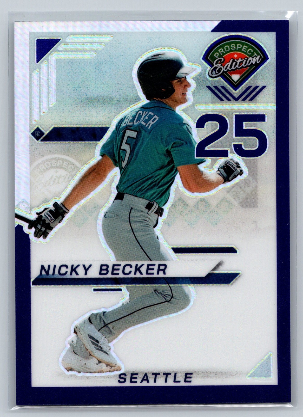 NICKY BECKER 2025 Panini Prospect Edition PURPLE ~ Mariners /99