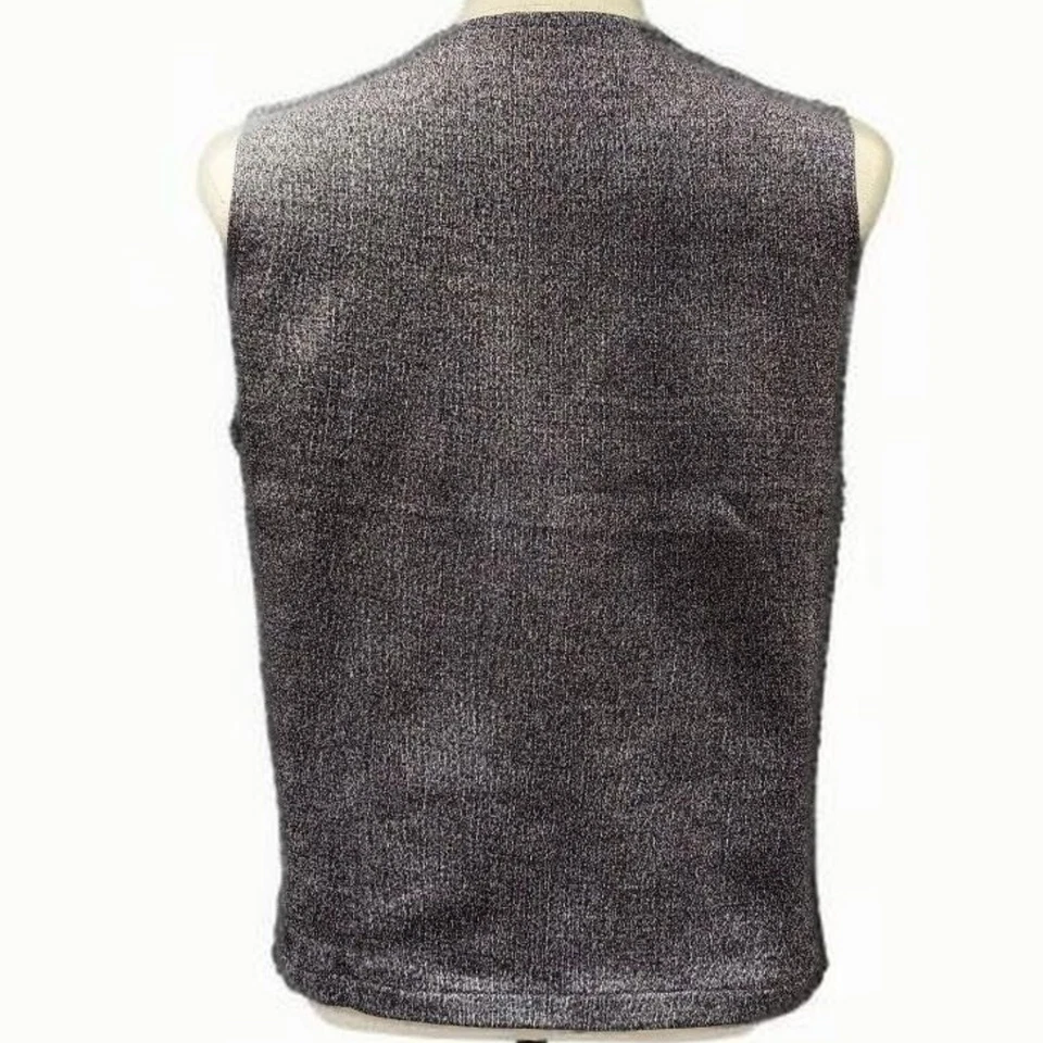 Cut Resistant Outdoor Vest Double-Knit Fabric Anti-Tear Protective Wear - Image 3 of 4