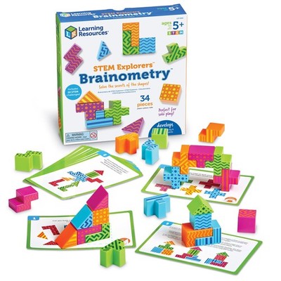 Explorers Brainometry   3D Puzzle Brain Teaser & Logic  Toy, Math Manipulatives