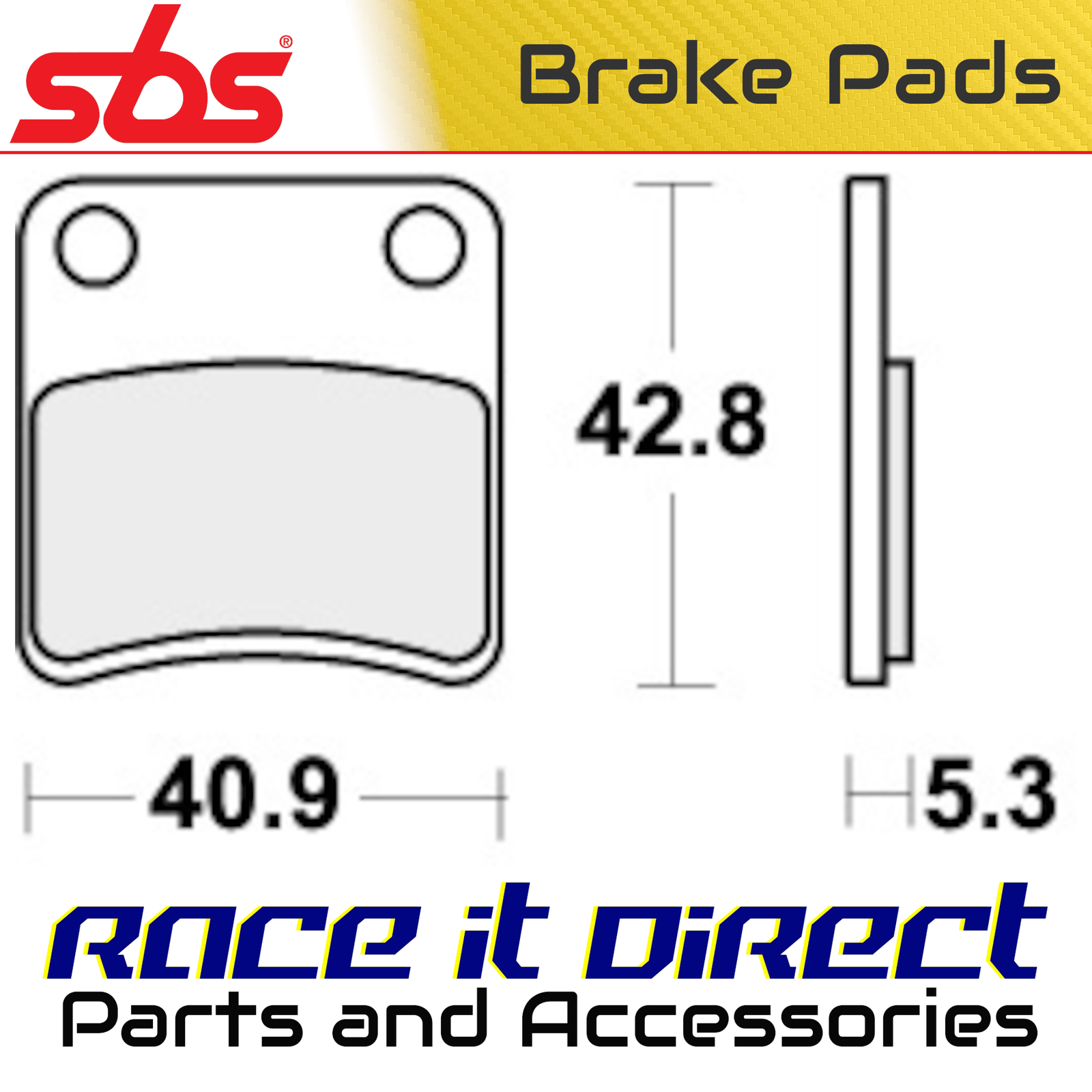 Brake Pads for HONDA CMX 1100 REBEL 2021 Parking Street SBS