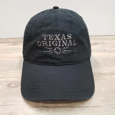 H-E-B Hat Cap Strap Back Black Embroidered Texas Original Lone Star Mens Grocery