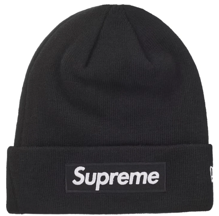 NUEVO Gorro Supreme New Era Logo Caja (FW24) (Negro) - Envío Gratis Foto 2 de 4