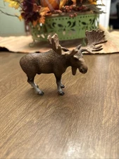 Schleich Male BULL MOOSE 2009 Retired Wildlife Animal Figure 14619