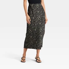 Women's Maxi Slip A-Line Skirt - A New Day