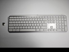 Logitech MX Keys S Wireless Illuminated Keyboard White w/ Logi Bolt Receiver