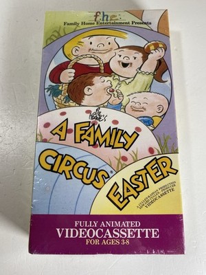 A Family Circus Easter (VHS, 1982) Bil Keane f.h.e Cartoon Kids Video Tape SEALE