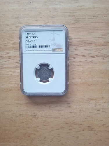 1930 Capped Bust Dime NGC XF Cleaned Buy Now $160.00 Free Shipping